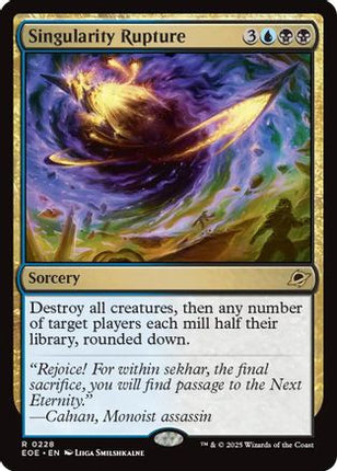Singularity Rupture [Edge of Eternities] Foil