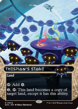 Thespian's Stage (0044) (Borderless) [Edge of Eternities: Stellar Sights] Foil