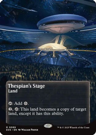 Thespian's Stage (0089) (Borderless) [Edge of Eternities: Stellar Sights] Foil