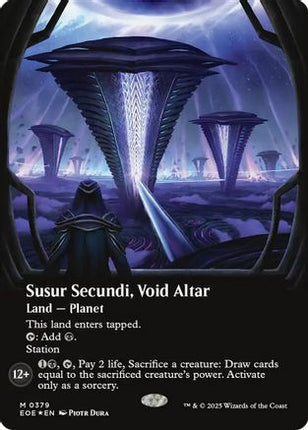 Susur Secundi, Void Altar (Borderless) (Galaxy Foil) [Edge of Eternities] Foil