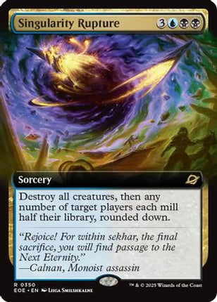 Singularity Rupture (Extended Art) [Edge of Eternities] Foil