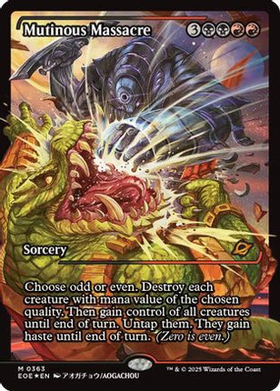 Mutinous Massacre (Showcase) [Edge of Eternities] Foil