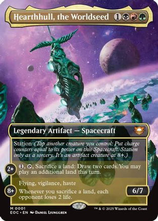 Hearthhull, the Worldseed (Borderless) [Commander: Edge of Eternities] Foil