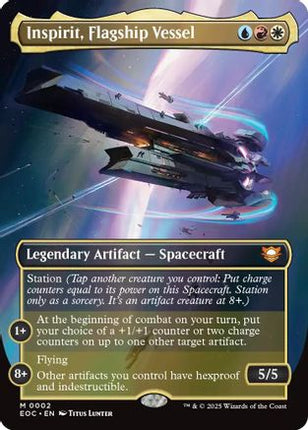 Inspirit, Flagship Vessel (Borderless) [Commander: Edge of Eternities]