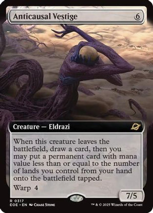 Anticausal Vestige (Extended Art) [Edge of Eternities] Foil