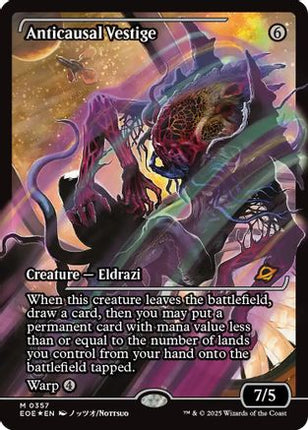 Anticausal Vestige (Showcase) [Edge of Eternities] Foil
