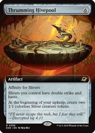 Thrumming Hivepool (Extended Art) [Edge of Eternities] Foil