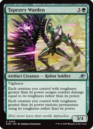 Tapestry Warden [Edge of Eternities] Foil