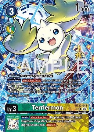 Terriermon (Box Topper) [BT22-043] [Cyber Eden] Foil