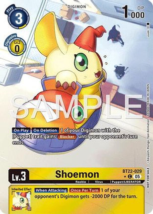 Shoemon (Box Topper) [BT22-029] [Cyber Eden] Foil