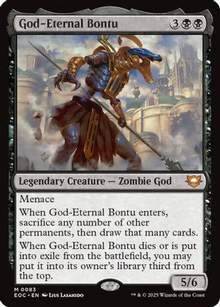 God-Eternal Bontu [Commander: Edge of Eternities]