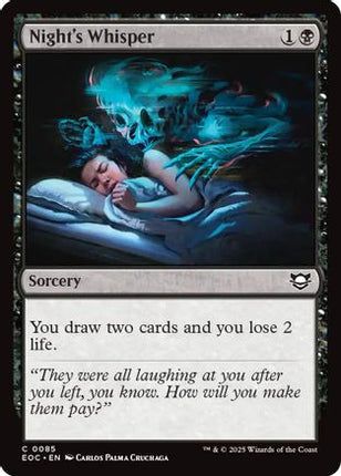 Night's Whisper [Commander: Edge of Eternities]
