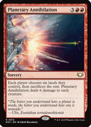 Planetary Annihilation [Commander: Edge of Eternities]