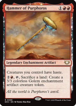 Hammer of Purphoros [Commander: Edge of Eternities]