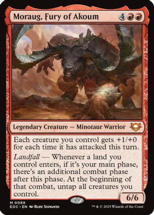 Moraug, Fury of Akoum [Commander: Edge of Eternities]