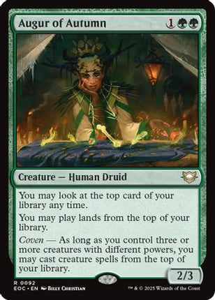 Augur of Autumn [Commander: Edge of Eternities]