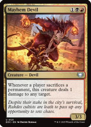 Mayhem Devil [Commander: Edge of Eternities]