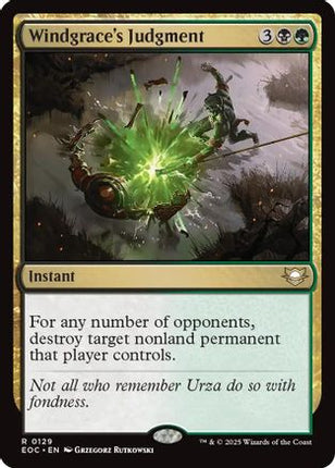 Windgrace's Judgment [Commander: Edge of Eternities]