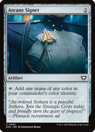 Arcane Signet [Commander: Edge of Eternities]
