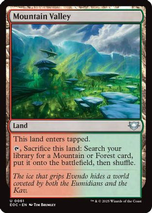 Mountain Valley [Commander: Edge of Eternities]