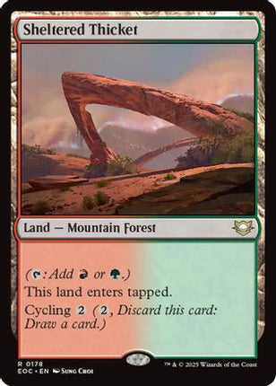 Sheltered Thicket [Commander: Edge of Eternities]