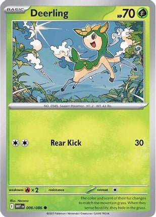 Deerling - 6/086 [SV: White Flare] Reverse Holofoil