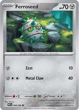 Ferroseed - 68/086 [SV: White Flare] Reverse Holofoil