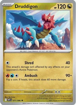 Druddigon - 71/086 [SV: White Flare] Reverse Holofoil