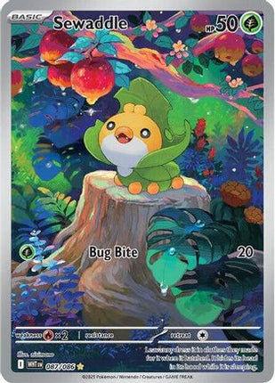 Sewaddle - 087/086 [SV: White Flare] Holofoil