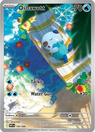 Oshawott - 105/086 [SV: White Flare] Holofoil
