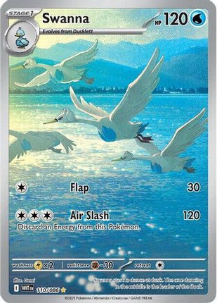 Swanna - 110/086 [SV: White Flare] Holofoil