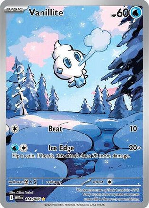 Vanillite - 111/086 [SV: White Flare] Holofoil