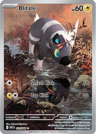 Blitzle - 114/086 [SV: White Flare] Holofoil