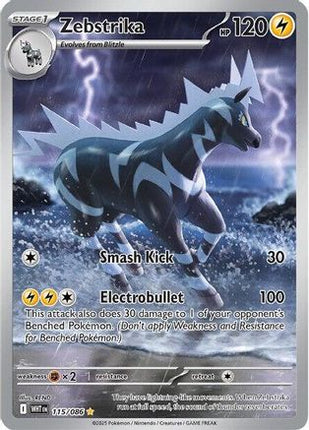 Zebstrika - 115/086 [SV: White Flare] Holofoil
