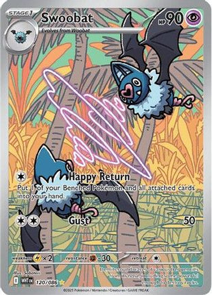Swoobat - 120/086 [SV: White Flare] Holofoil