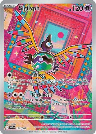 Sigilyph - 121/086 [SV: White Flare] Holofoil