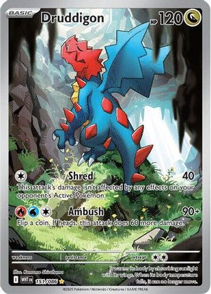 Druddigon - 151/086 [SV: White Flare] Holofoil