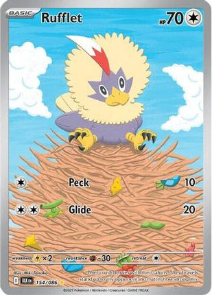Rufflet - 154/086 [SV: Black Bolt] Holofoil