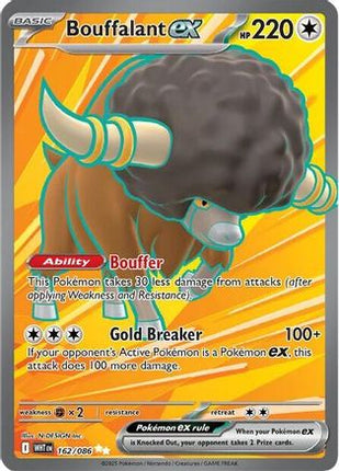 Bouffalant ex - 162/086 [SV: White Flare] Holofoil