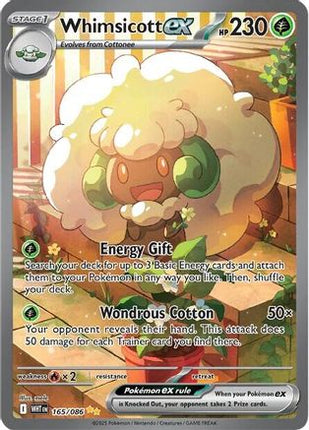Whimsicott ex - 165/086 [SV: White Flare] Holofoil