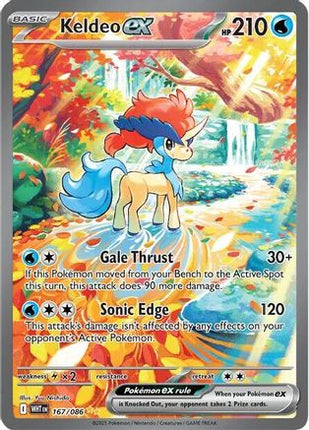Keldeo ex - 167/086 [SV: White Flare] Holofoil
