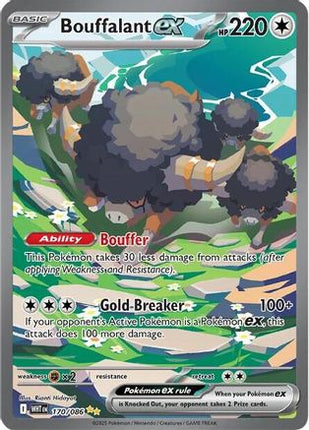 Bouffalant ex - 170/086 [SV: White Flare] Holofoil
