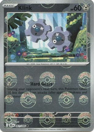 Klink (Poke Ball Pattern) - 61/086 [SV: Black Bolt] Holofoil