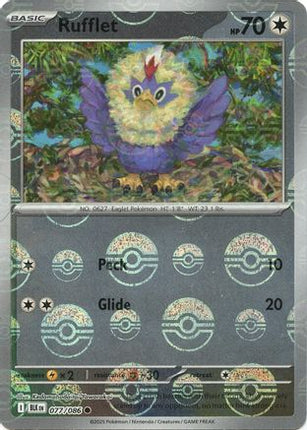 Rufflet (Poke Ball Pattern) - 76/086 [SV: Black Bolt] Holofoil
