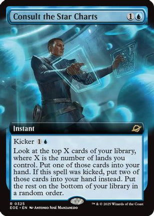 Consult the Star Charts (Extended Art) [Edge of Eternities] Foil