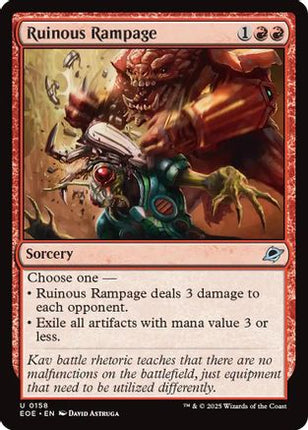 Ruinous Rampage [Edge of Eternities] Foil