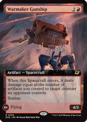 Warmaker Gunship (Extended Art) [Edge of Eternities] Foil
