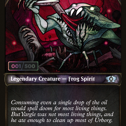 Yargle, Glutton of Urborg (Showcase) [Multiverse Legends] Serialized Foil