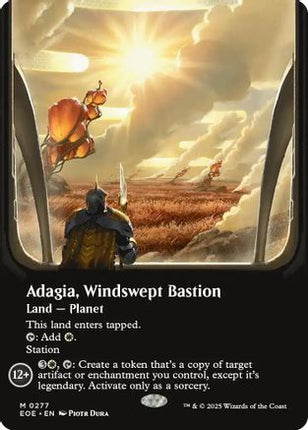 Adagia, Windswept Bastion (Borderless) [Edge of Eternities] Foil