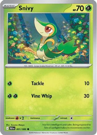 Snivy - 1/086 [SV: Black Bolt] Holofoil